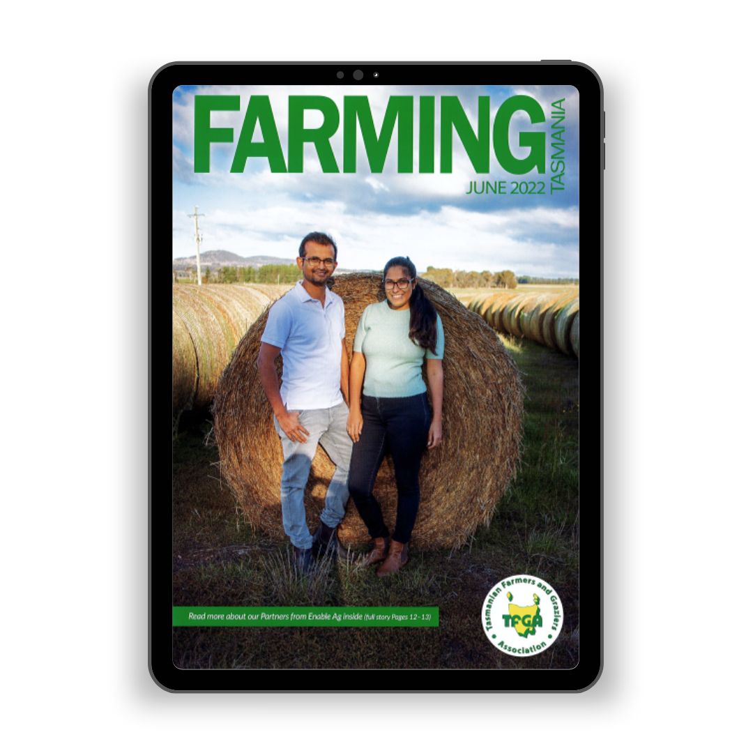 Enable Ag featured in Farming Tasmania Magazine