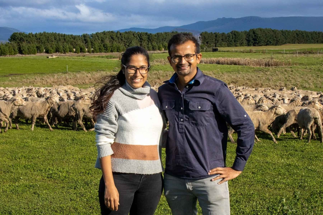Ram K Savana, Time-Freedom Coach and founder of Enable Ag with wife Mrudula Savana in Tasmania