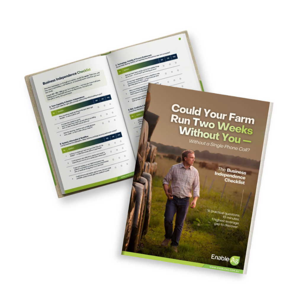 Enable Ag — Freedom of Time for Your Farm and Life.