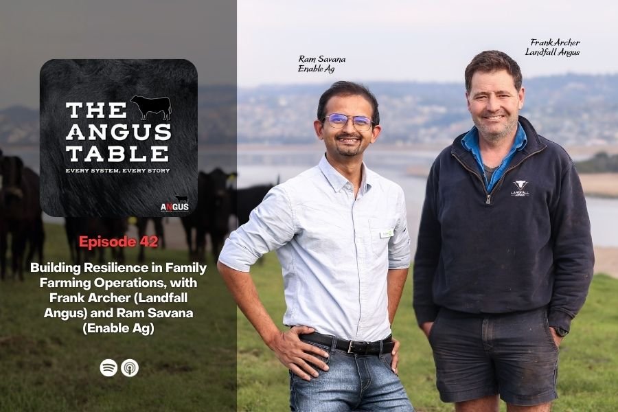 Ram Savana and Frank Archer on The Angus Table Podcast episode 42