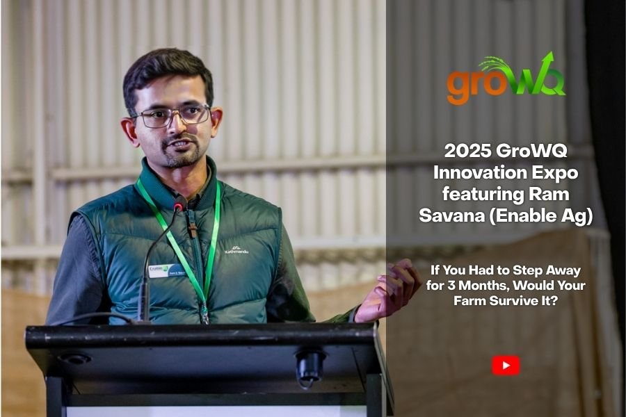 Ram Savana at the 2025 GroWQ Innovation Expo